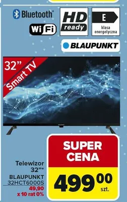 Telewizor 32" BLAUPUNKT 32HCTG009S promocja w Carrefour