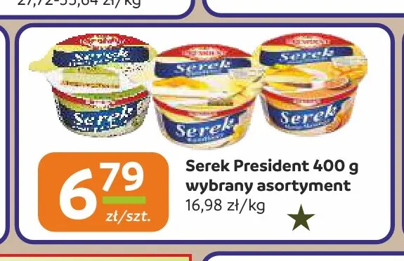 Serek Président promocja w Społem Częstochowa