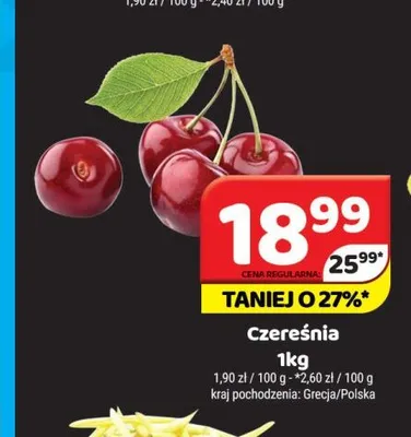 Czereśnia promocja w Delfin