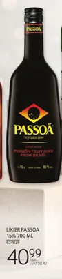 Likier Passoa 15% 700 ML promocja w Selgros