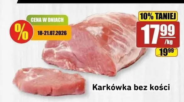 Karkówka bez kości promocja w API Market