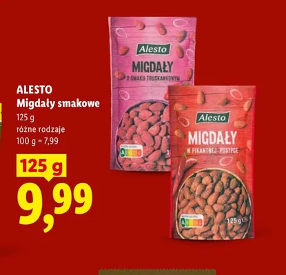 Migdały w pikantnej posypce Alesto promocja w Lidl