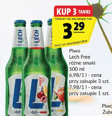 Piwo Lech Free różne smaki promocja w Prim Market