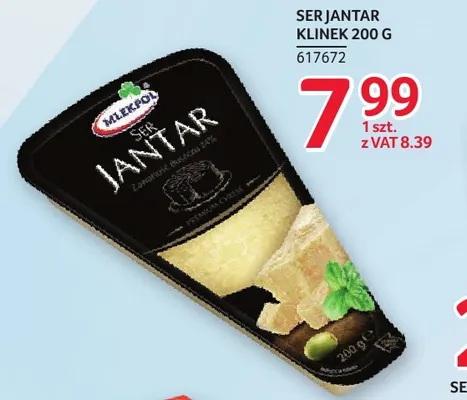 Ser Jantar klinek Mlekpol promocja w Selgros