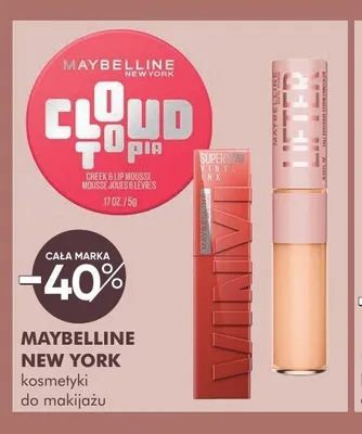 Kosmetyki do makijażu Maybelline New York promocja w Super-Pharm