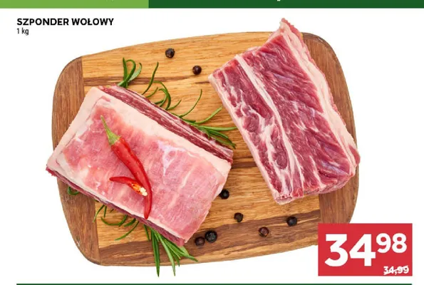 Szponder wołowy promocja w Stokrotka