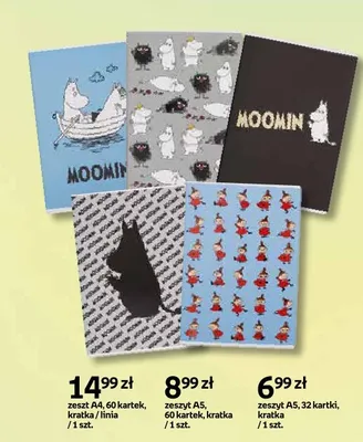Zeszyt A5 Moomin 60 kartek kratka promocja w Empik