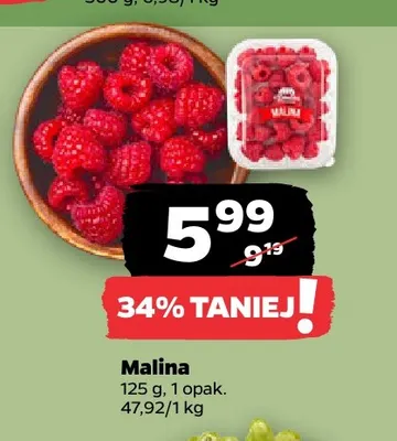 Maliny promocja w Netto