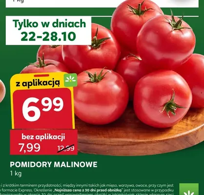 Pomidory malinowe promocja w Stokrotka