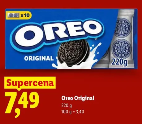 Ciastka Oreo Original promocja w Lidl