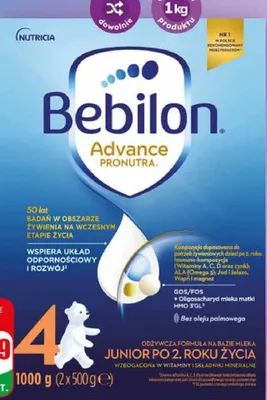 Mleko Bebilon Advance promocja w Dino