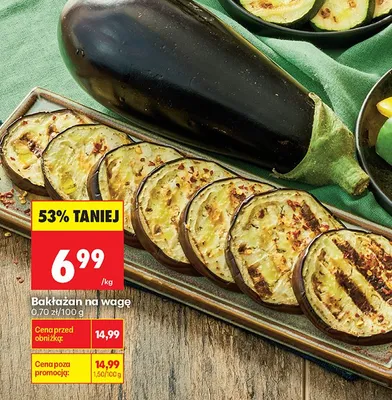 Bakłażan na wagę promocja w Biedronka