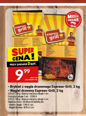 Brykiet z węgla drzewnego Express-Grill promocja w Twój Market