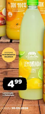 Lemoniada cytryna limonka z Zieleniaka promocja w Netto
