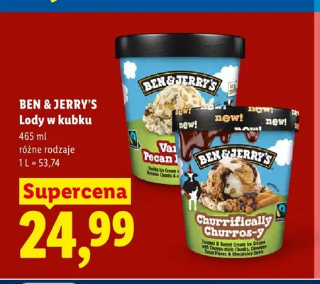 Lody Ben & Jerry's Churriffically Churros-y promocja w Lidl
