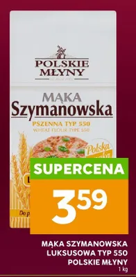 Mąka Szymanowska pszenna luksusowa typ 550 Polskie Młyny promocja w Stokrotka