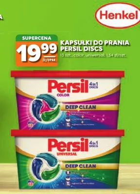 Kapsułki do prania Persil Discs Color promocja w Stokrotka