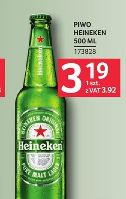 Piwo Heineken promocja w Selgros