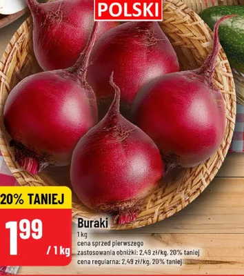 Buraki promocja w POLOmarket