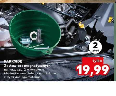 Zestaw tac magnetycznych Parkside promocja w Kaufland