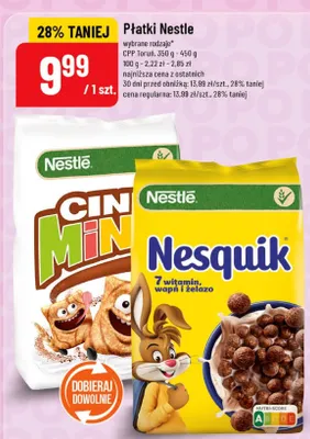 Płatki Nestle promocja w POLOmarket