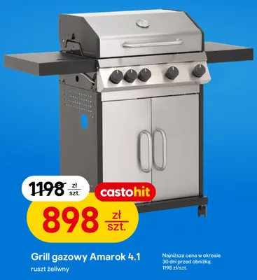 Grill gazowy Amarok 4,1 promocja w Castorama