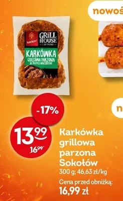Karkówka grillowa parzona Sokołów promocja w Żabka