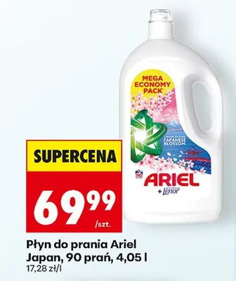 Płyn do prania Ariel Japan promocja w Biedronka