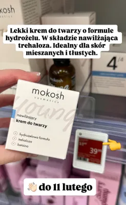 Krem do twarzy lekki nawilżający promocja w Rossmann