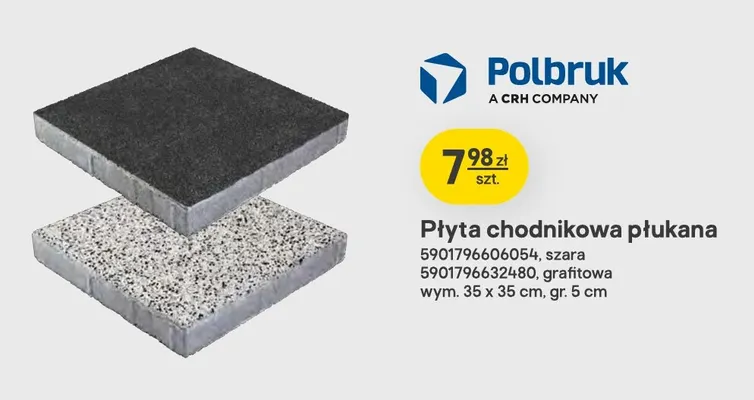 Płyta chodnikowa płukana Polbruk promocja w Castorama