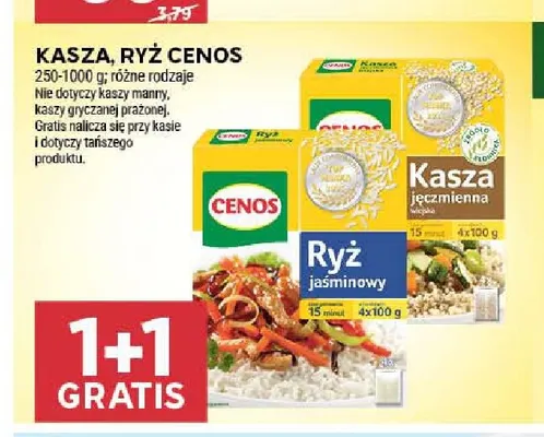 Kasza, ryż Cenos promocja w Stokrotka