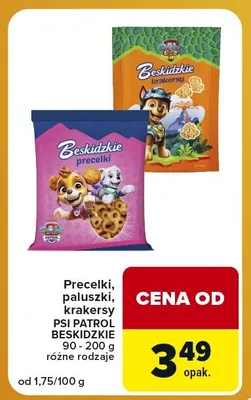 Paluszki Psi Patrol Beskidzkie promocja w Carrefour Express