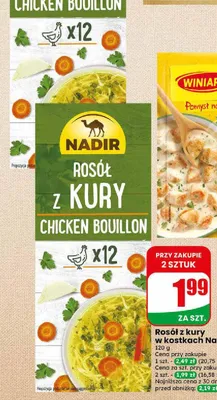 Rosół z kury w kostkach Nadir promocja w Dino