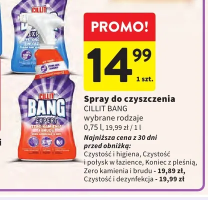 Spray do czyszczenia Cillit Bang promocja w Intermarche