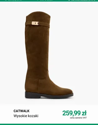 Wysokie kozaki Catwalk promocja w Deichmann