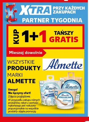 Produkty marki Almette promocja w Kaufland