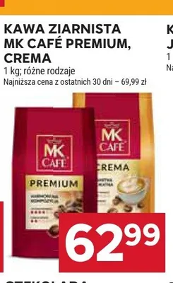 Kawa ziarnista MK Café Crema promocja w Stokrotka