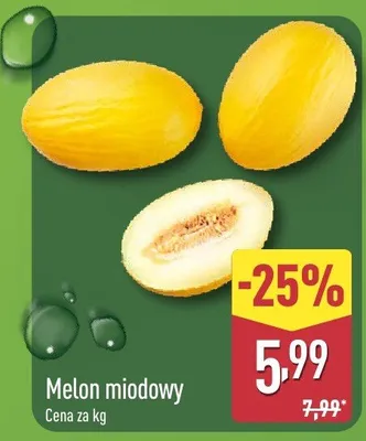 Melon miodowy promocja w Aldi
