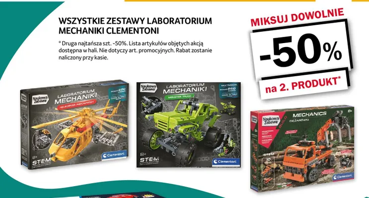 Zestaw Laboratorium Mechaniki Helikopter Ratowniczy Clementoni promocja w Selgros