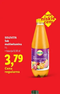 Sok multiwitamina Solevita promocja w Lidl