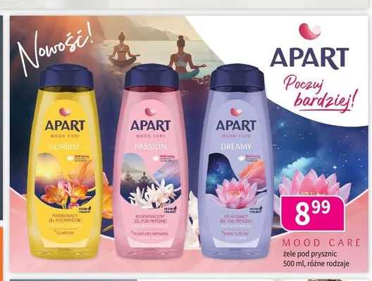 Żel pod prysznic Apart Mood Care promocja w Drogerie Polskie