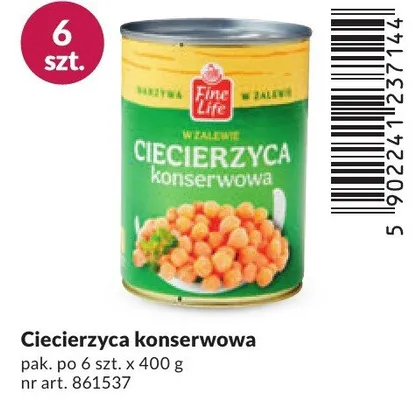 Ciecierzyca konserwowa promocja w Makro