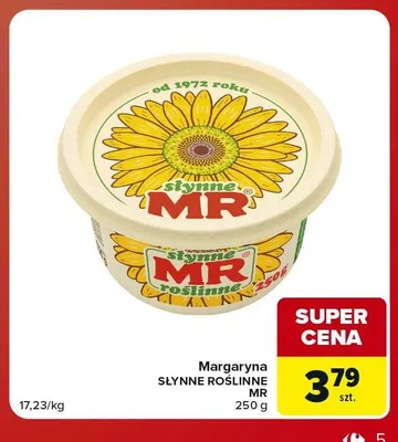 Margaryna Słynne Roślinne MR promocja w Carrefour Market