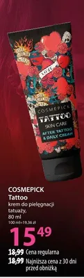 Krem Tattoo do pielęgnacji tatuażu promocja w Hebe