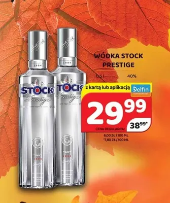 Wódka Stock Prestige promocja w Delfin