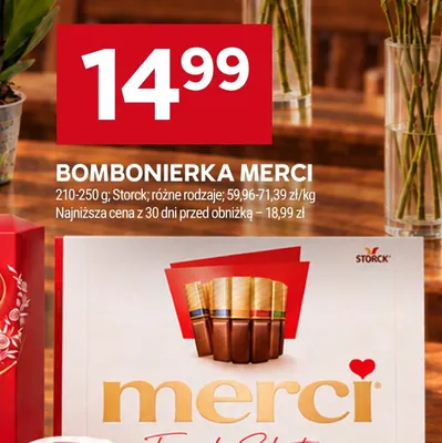 Bombonierka Merci Finest Selection promocja w Stokrotka