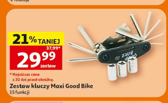Zestaw kluczy Maxi Good Bike promocja w Auchan