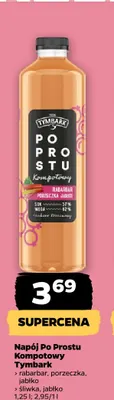 Napój Po Prostu Kompotowy Tymbark śliwka jabłko promocja w Netto