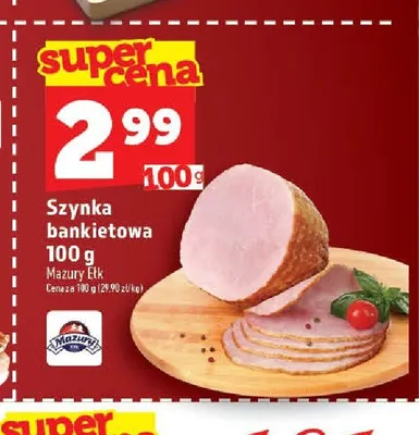 Szynka bankietowa Mazury Ełk promocja w TOPAZ