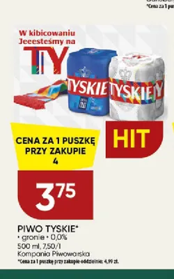 Piwo Tyskie Gronie promocja w Chata Polska